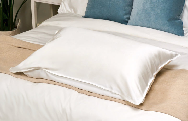 White Silk Pillowcase